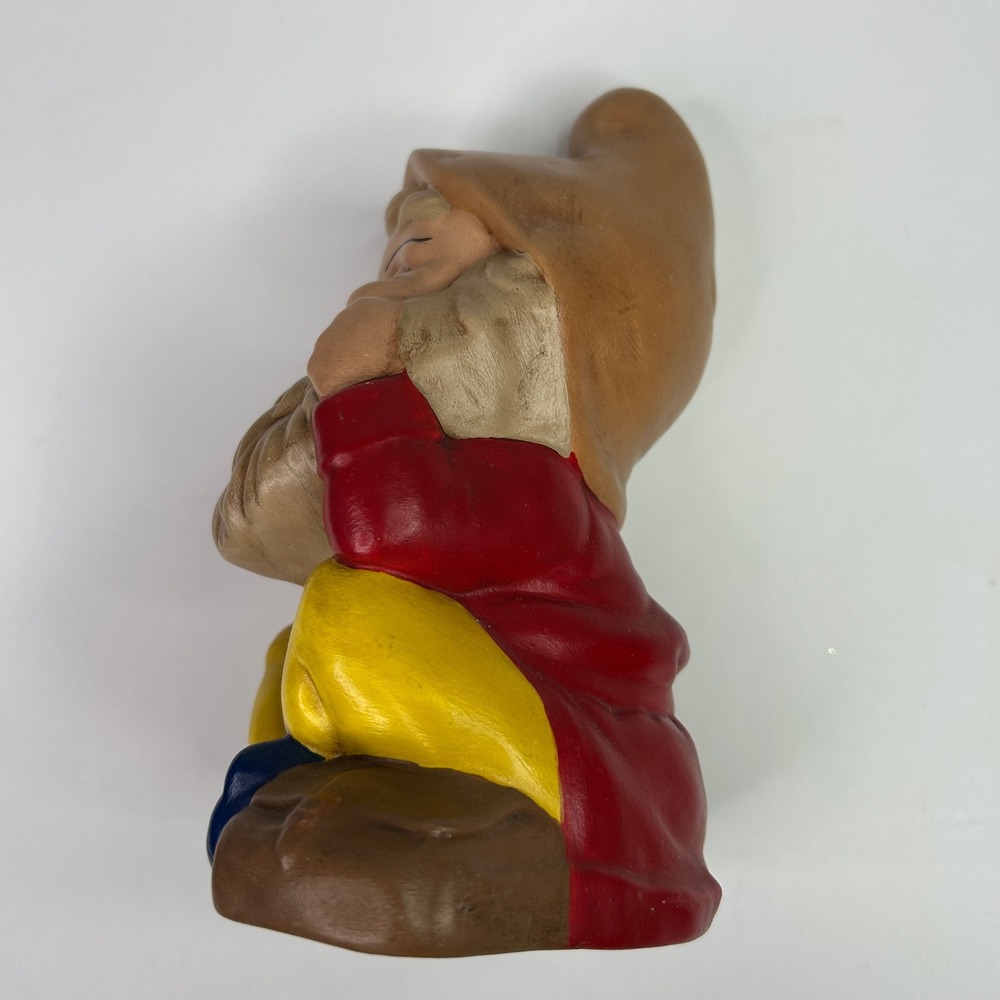 Cute Sitting Gnome Figurine Garden Yard Art Decoration Whimsical - Picture 8 of 11